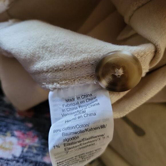 Madewell ivory cream color A line mini skirt with stretch! - Picture 6 of 6